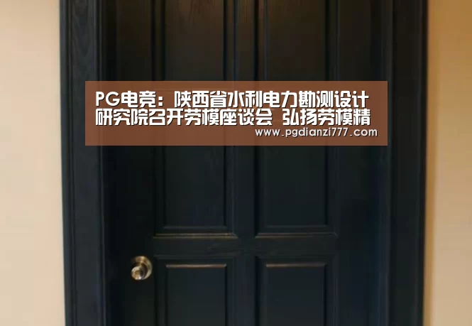 PG电竞:陕西省水利电力勘测设计研究院召开劳模座谈会 弘扬劳模精神 争当时代先锋(图1) PG电子APP下载